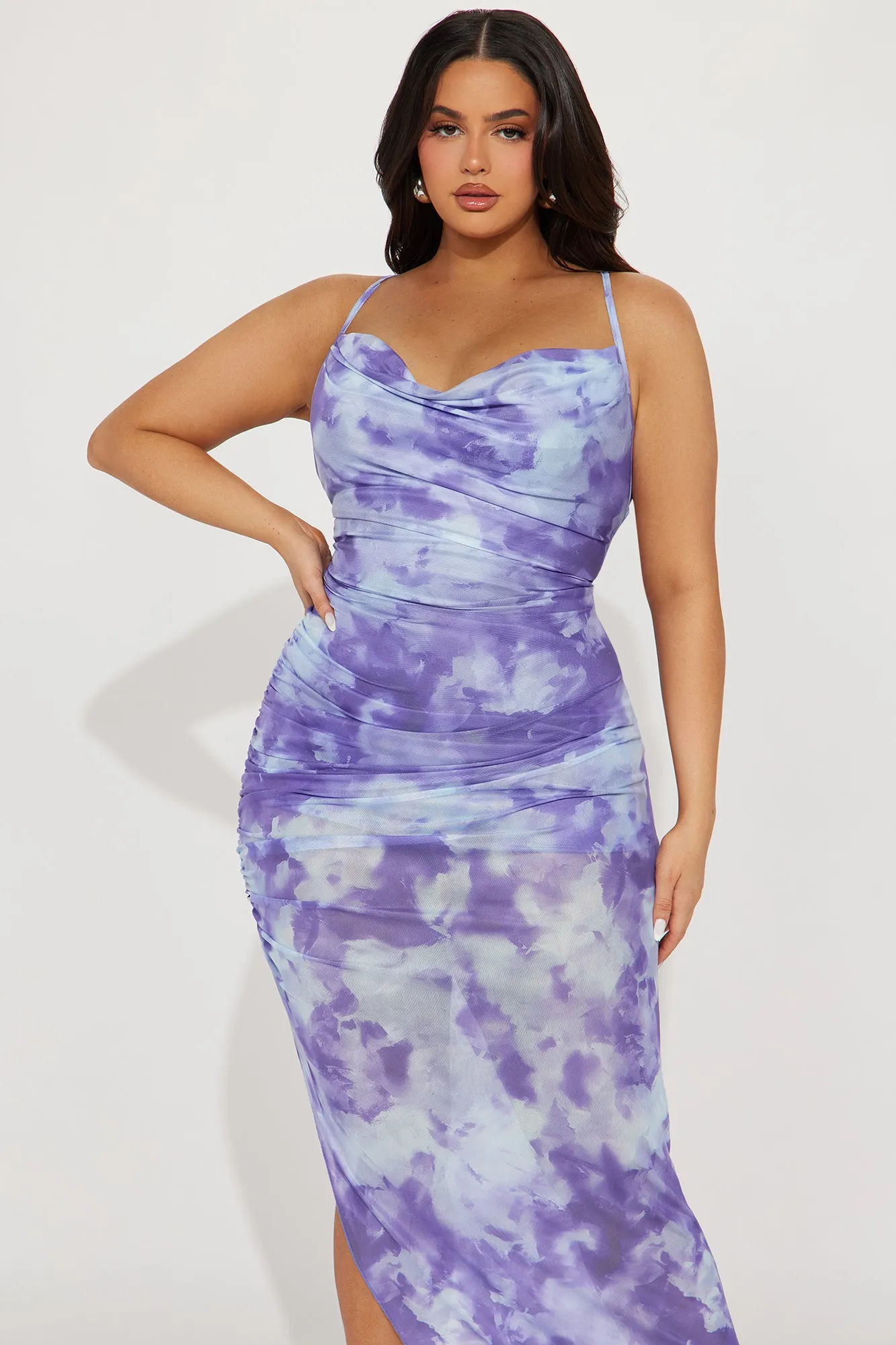 On The Rocks Mesh Maxi Dress - Purple sold by Fashion Nova product image thumbnail 5