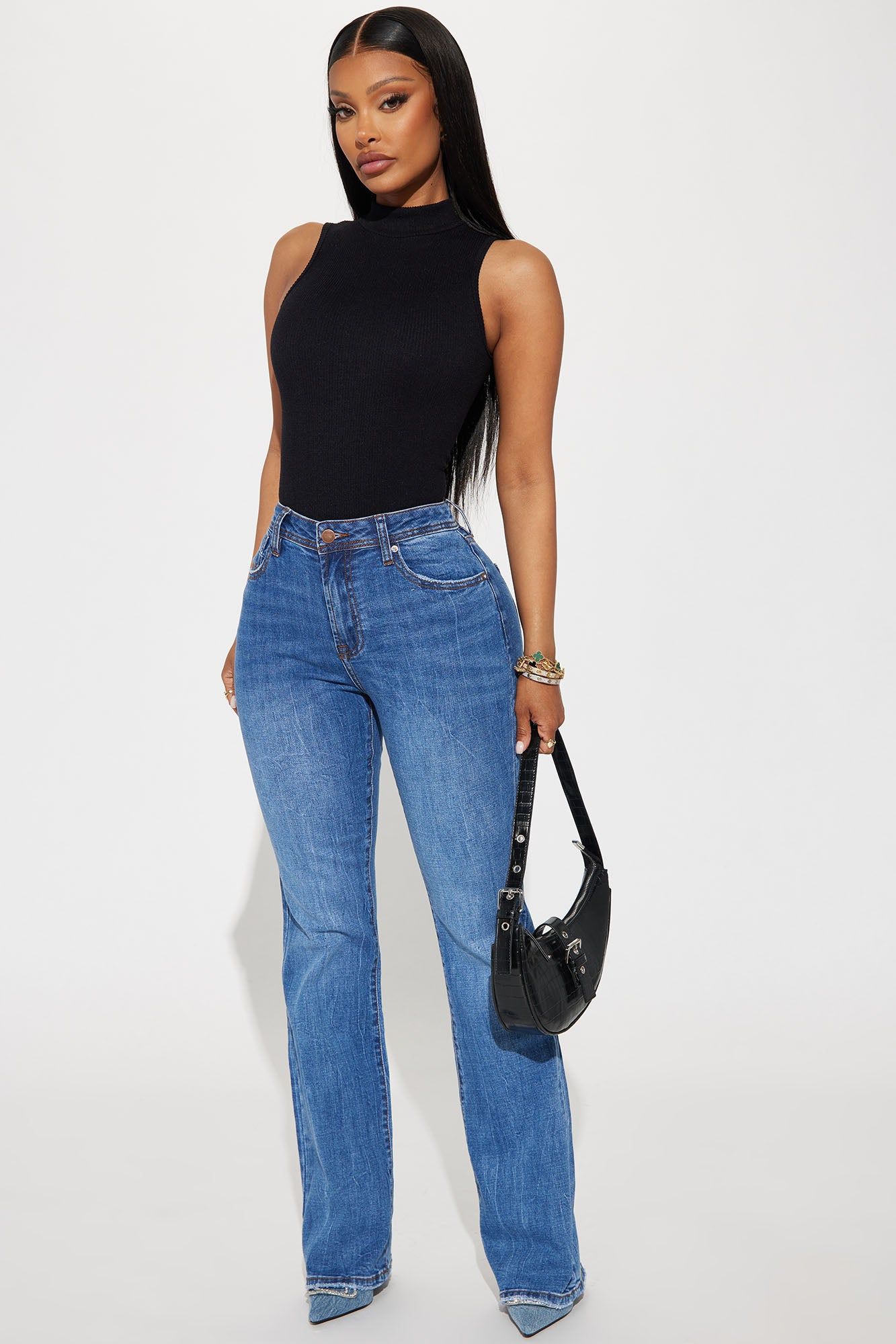 Stay Timeless Ribbed Tank Top - Black sold by Fashion Nova product image thumbnail 2