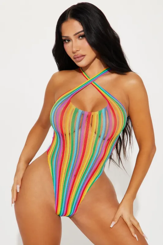 Melting Over You Bodystocking Teddy - Multi Color sold by Fashion Nova