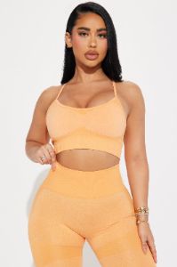Anything's Possible Active Set - Orange sold by Fashion Nova