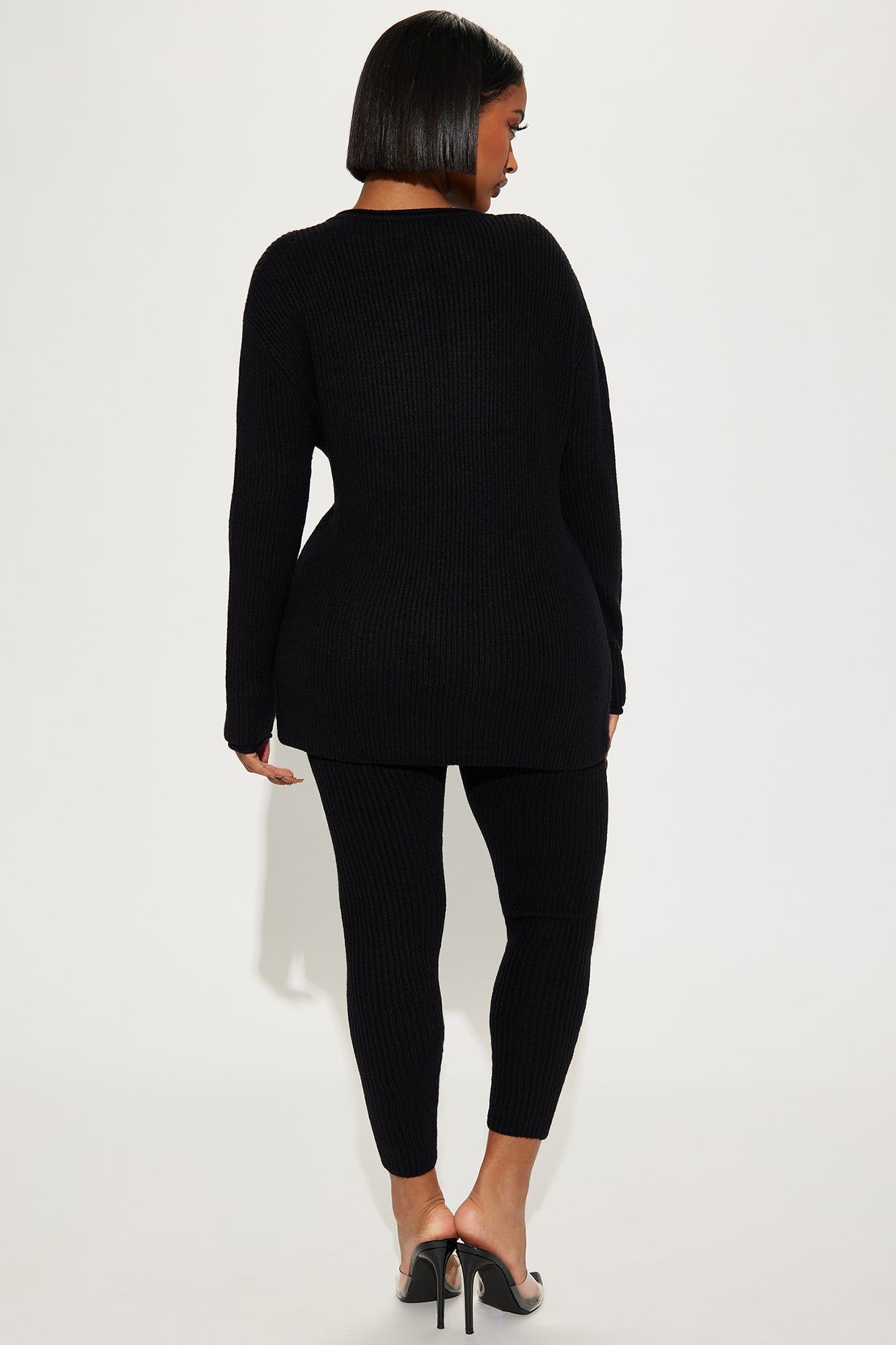 Exclusive Status Sweater Legging Set - Black sold by Fashion Nova product image thumbnail 4