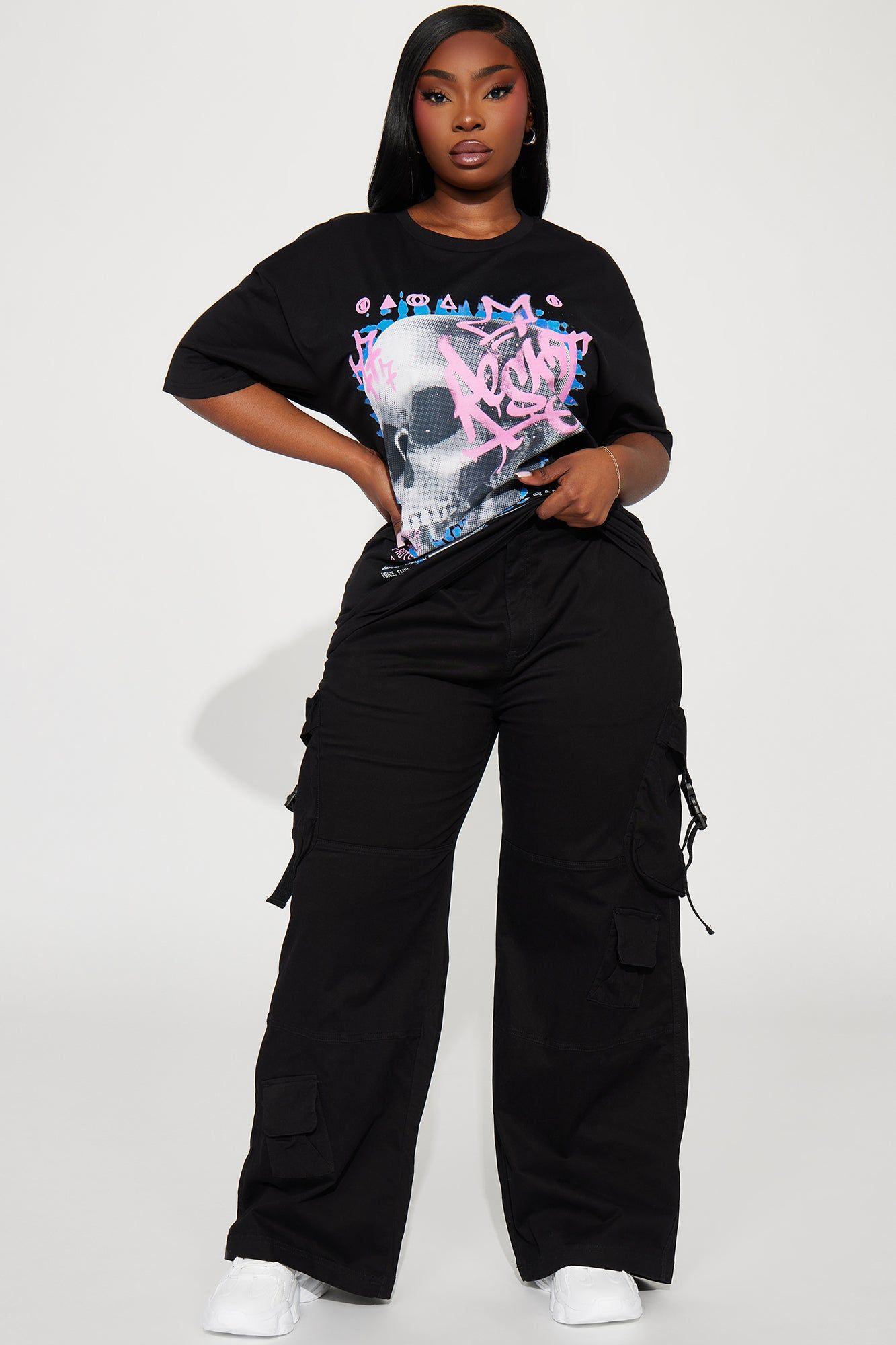 Empower Skull Graphic Tee - Black sold by Fashion Nova product image thumbnail 5