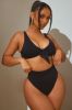 Beachy Summer Strappy 2 Piece Bikini - Black sold by Fashion Nova
