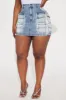 All Your Love Tinted Denim Skirt - Medium Wash sold by Fashion Nova
