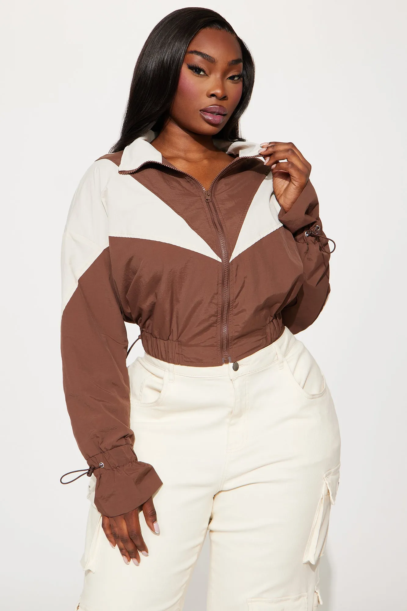 Texas Rodeo Windbreaker - Brown/combo sold by Fashion Nova product image thumbnail 5