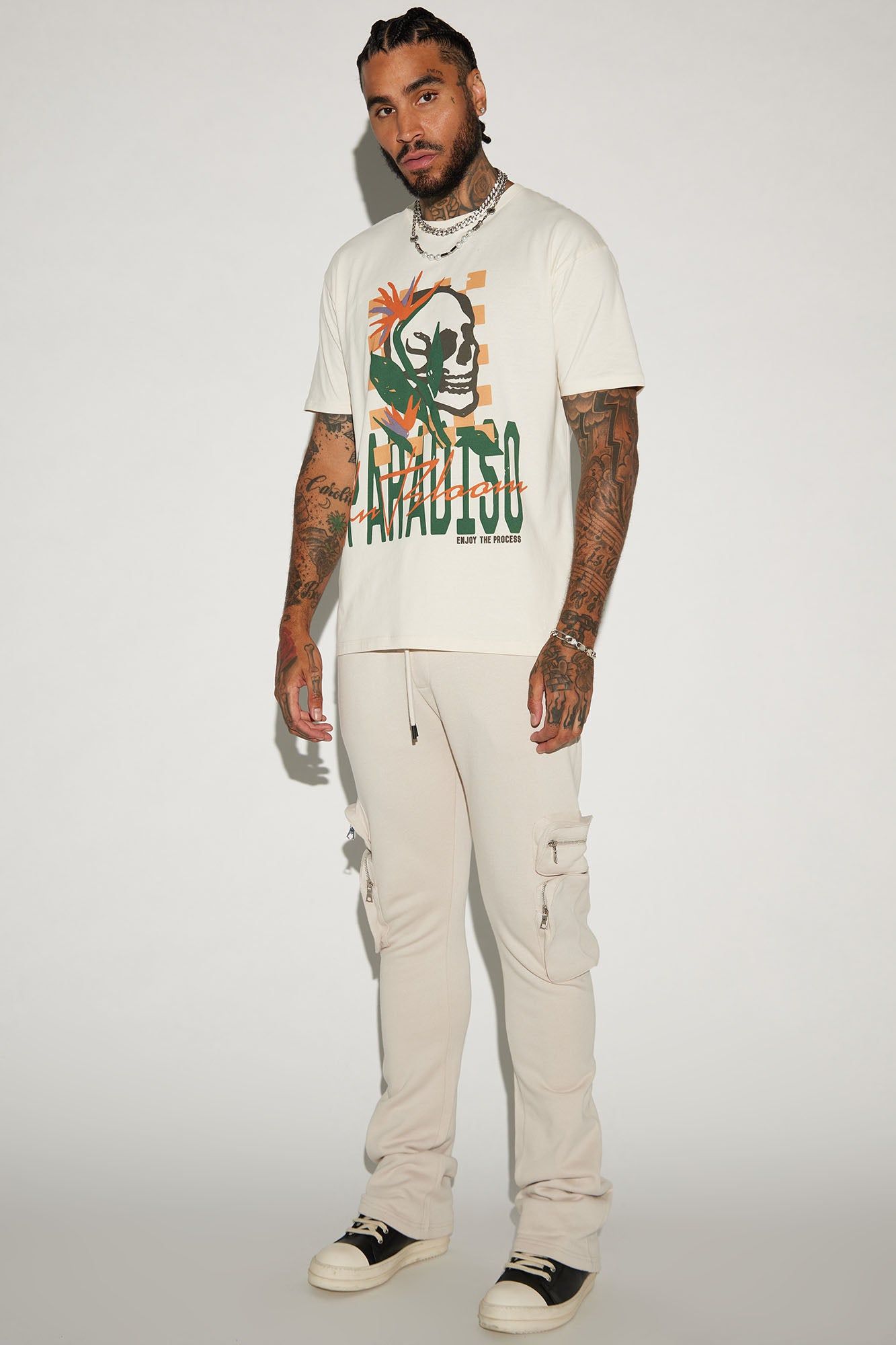 Paradiso In Bloom Short Sleeve Tee - Off White sold by Fashion Nova product image thumbnail 3