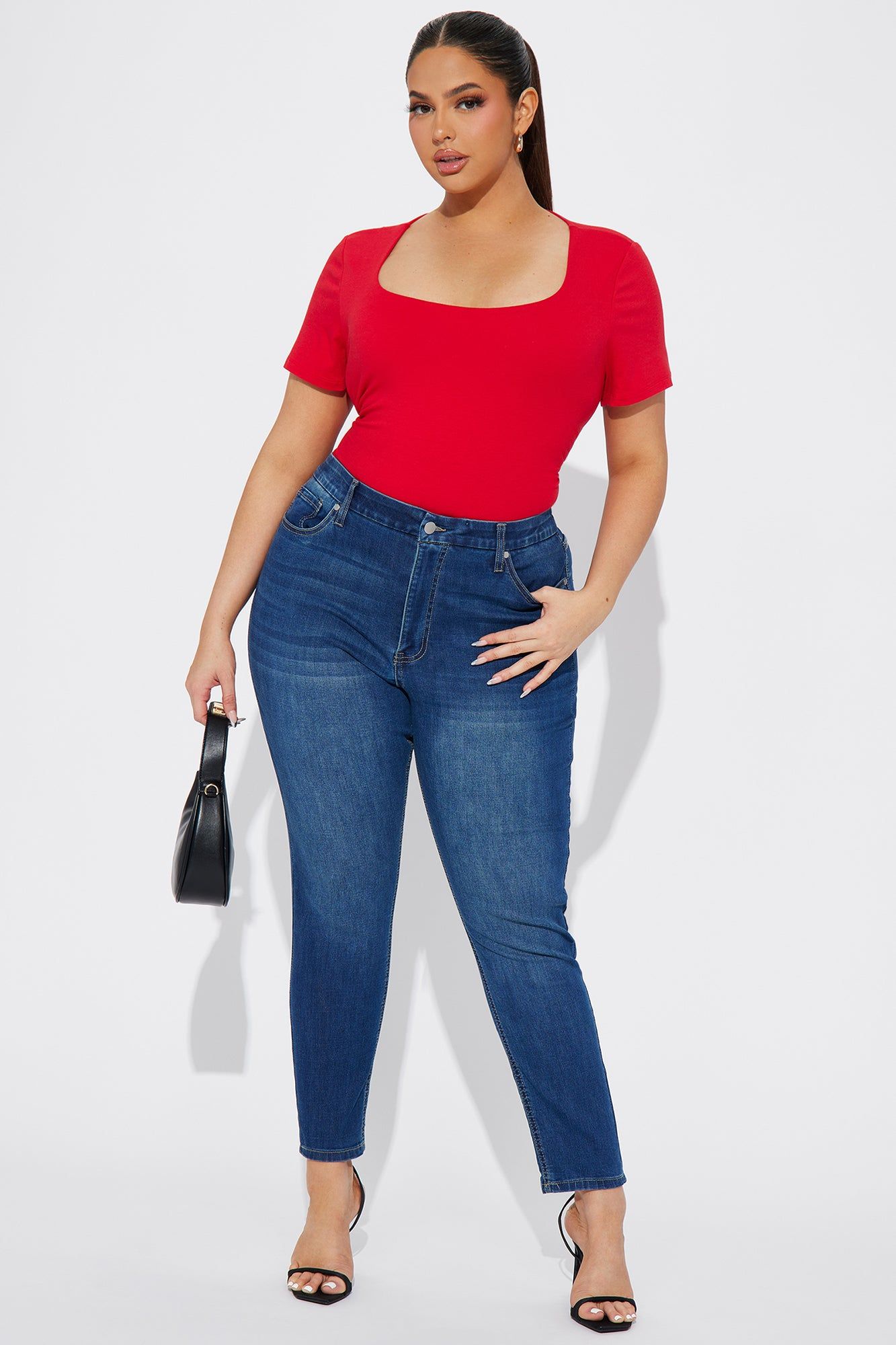 Joseline Crop Top - Red sold by Fashion Nova product image thumbnail 5