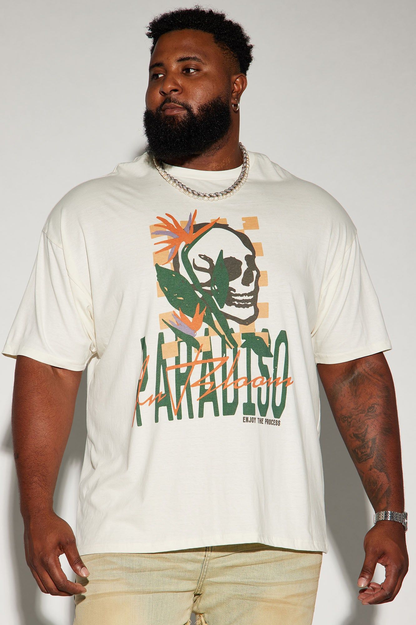 Paradiso In Bloom Short Sleeve Tee - Off White sold by Fashion Nova product image thumbnail 2