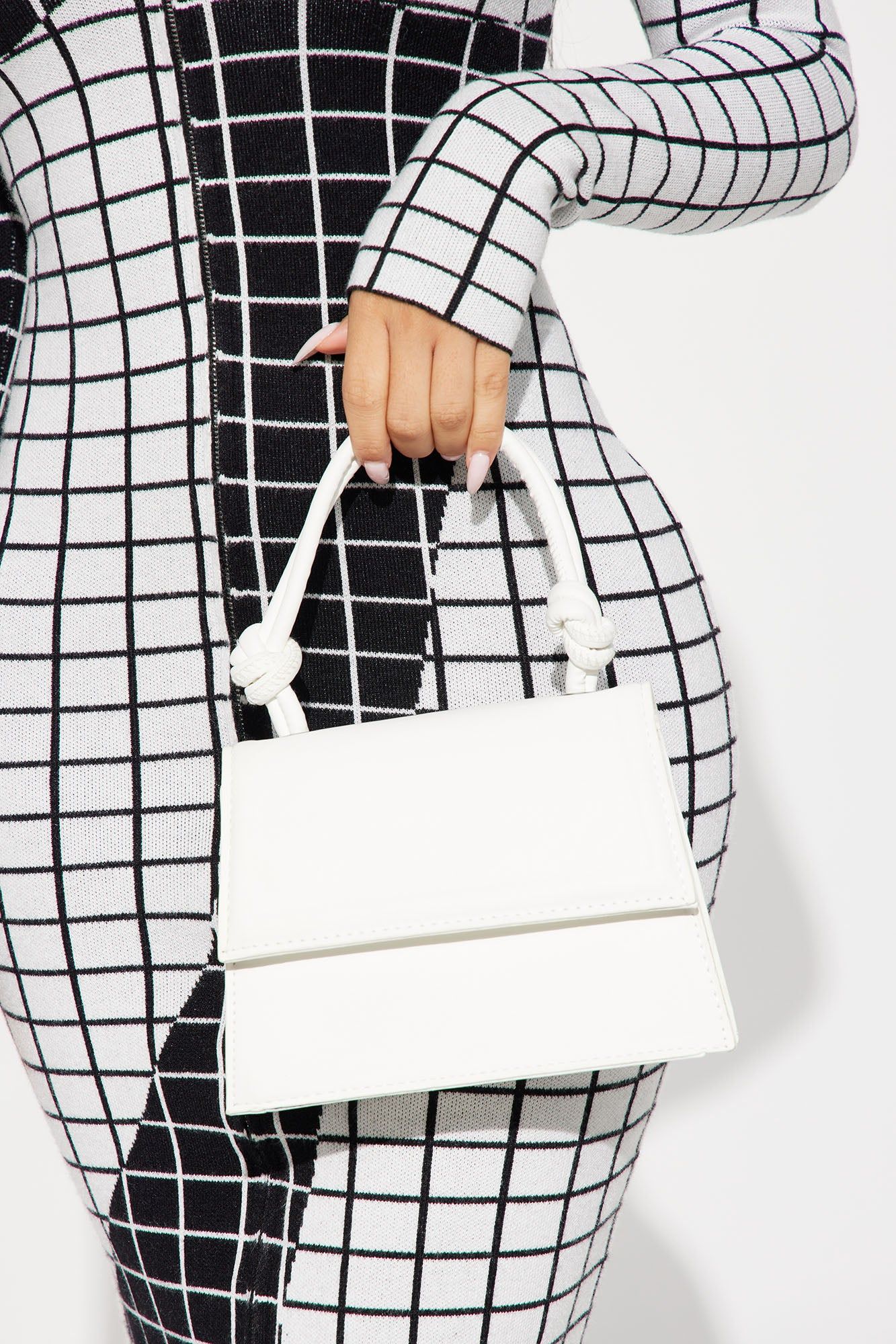 Never Too Late Handbag - White sold by Fashion Nova