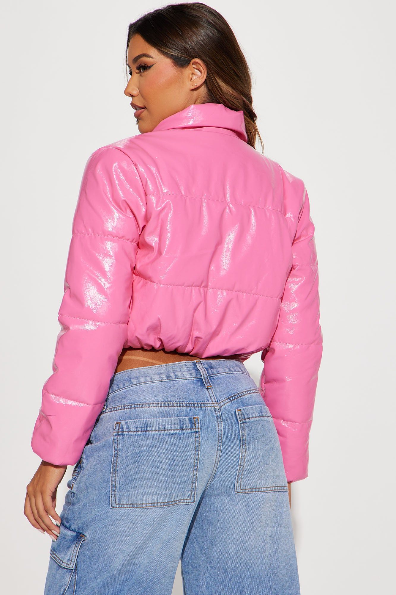 Shining Bright Puffer Jacket - Pink sold by Fashion Nova product image thumbnail 3