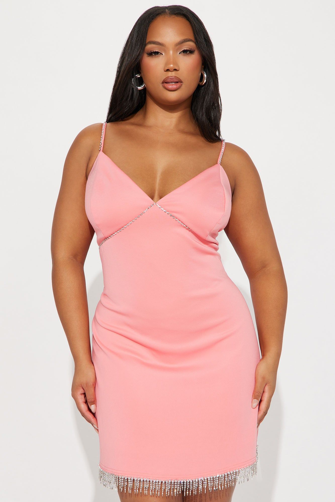 Valentina Embellished Mini Dress - Pink sold by Fashion Nova product image thumbnail 4