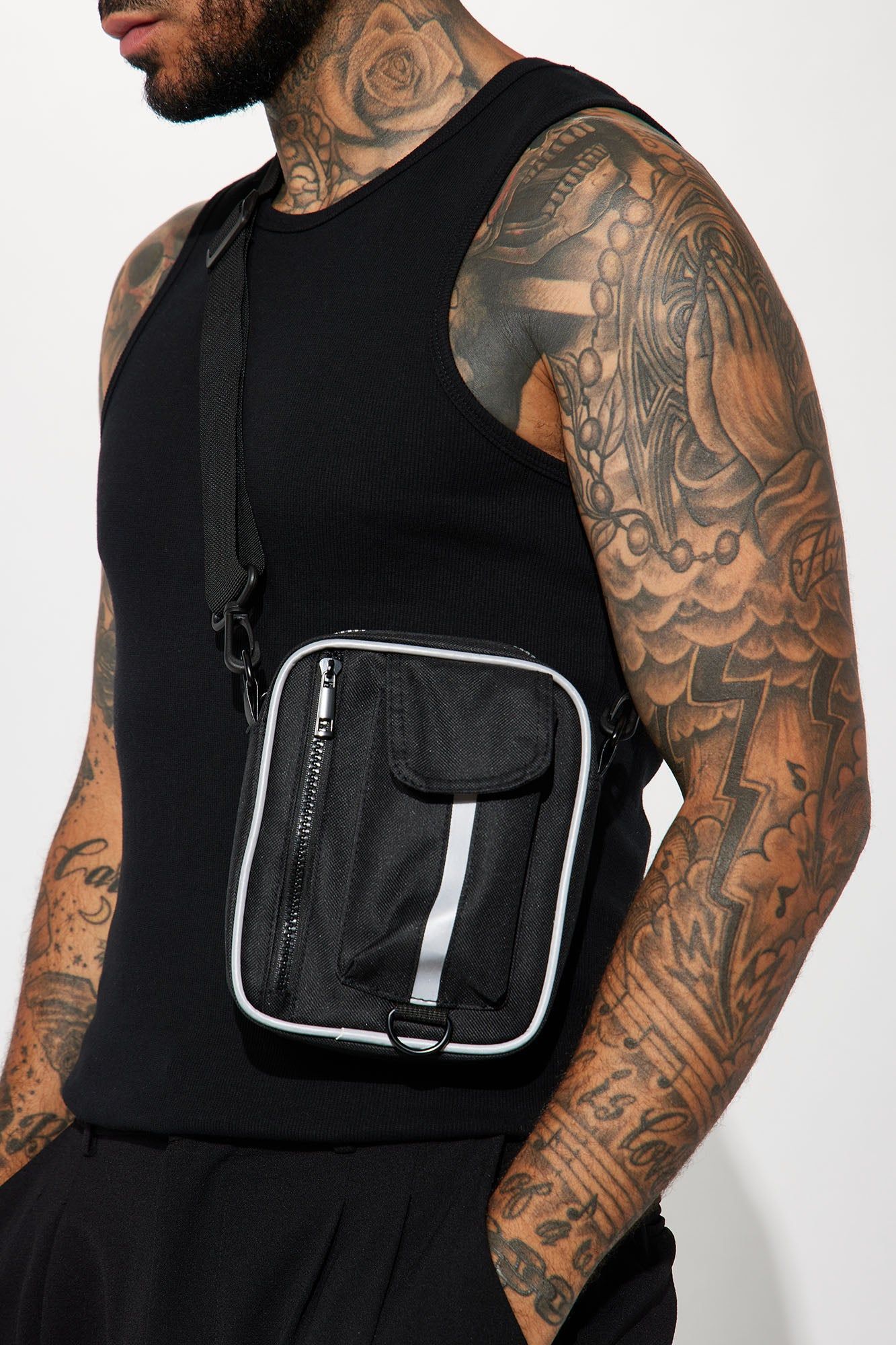 Utility Crossbody Bag - Black sold by Fashion Nova