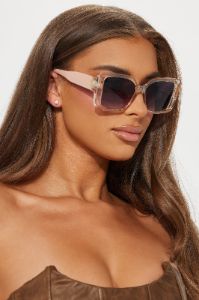 I'll Check My Schedule Sunglasses - Pink sold by Fashion Nova