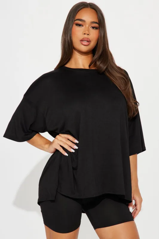 Casual Life Short Set - Black sold by Fashion Nova