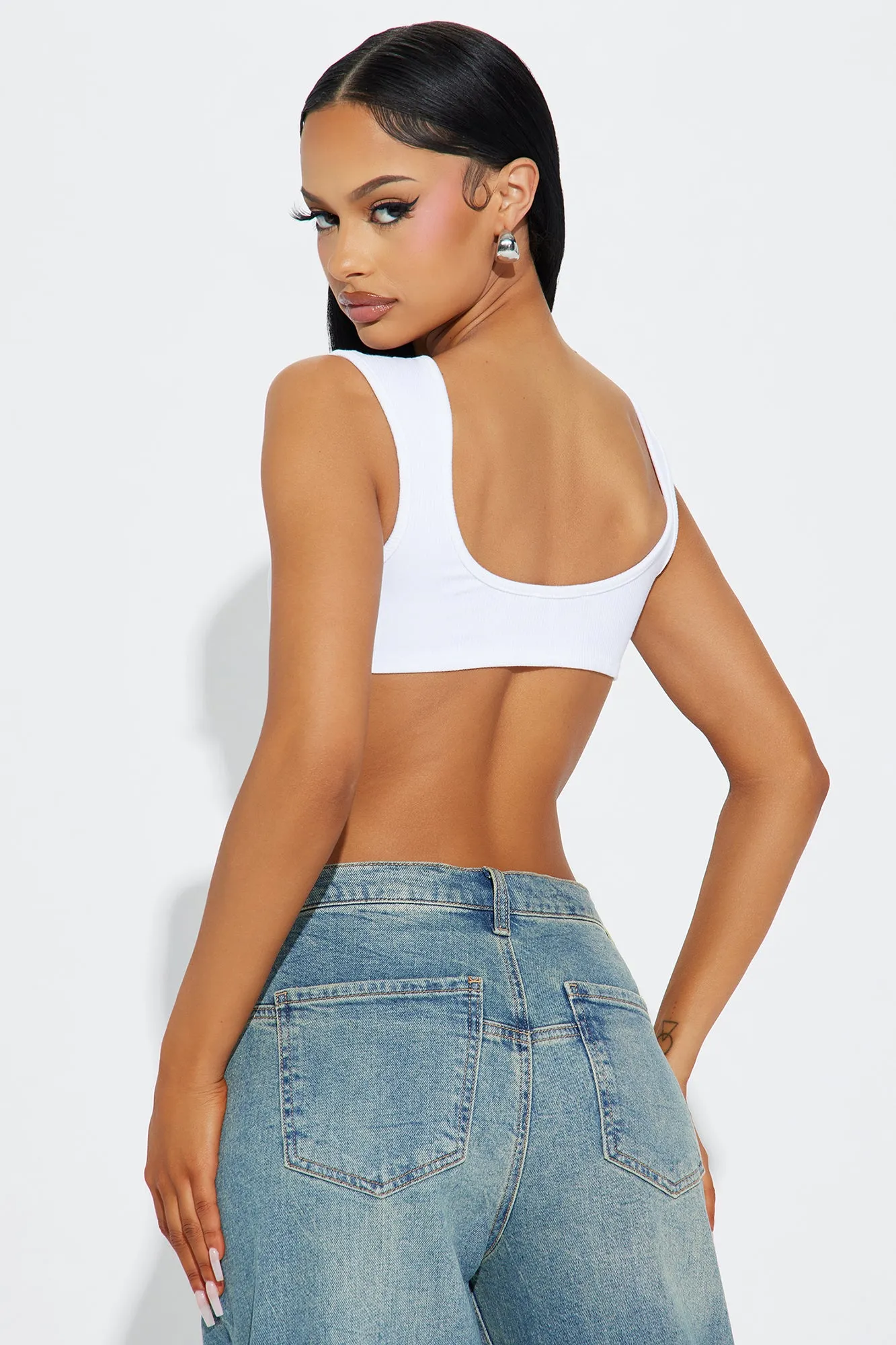 Melissa Snatched Top - White sold by Fashion Nova product image thumbnail 3