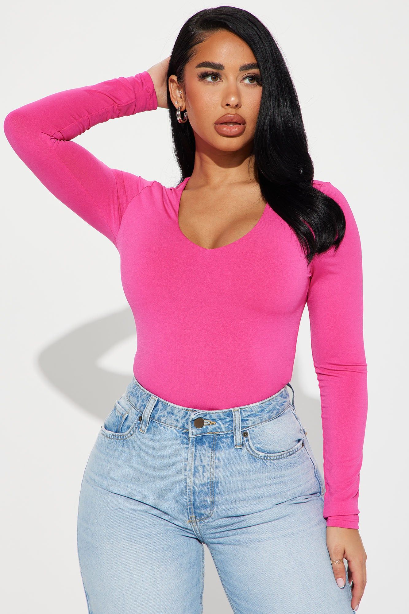 Obsessed With Me Bodysuit - Fuchsia sold by Fashion Nova product image thumbnail 3