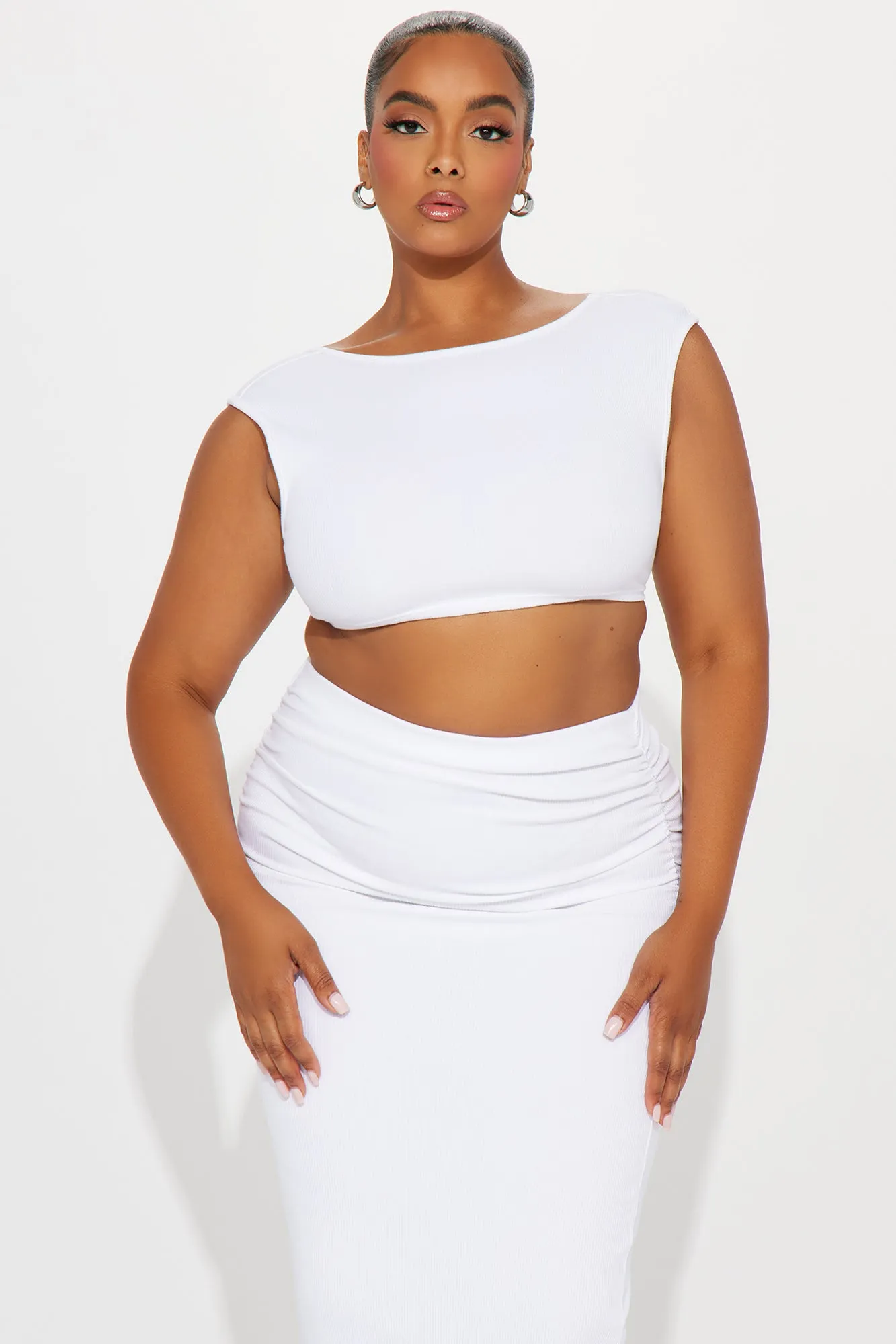 Melissa Snatched Top - White sold by Fashion Nova product image thumbnail 4
