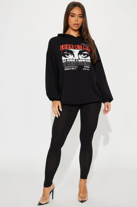 Look At Me Legging Set - Black/Red sold by Fashion Nova