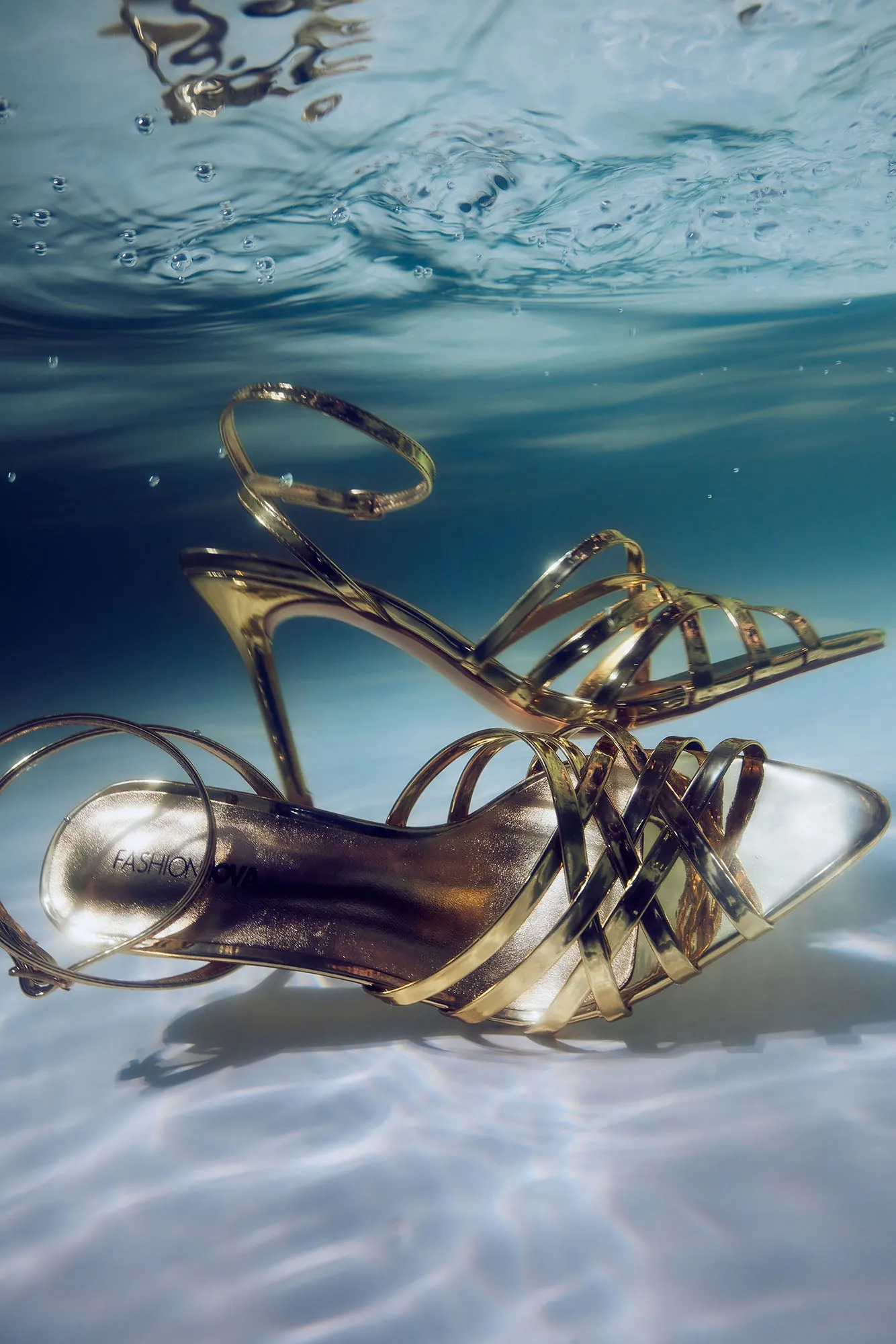 Making It Happen Heels - Gold sold by Fashion Nova