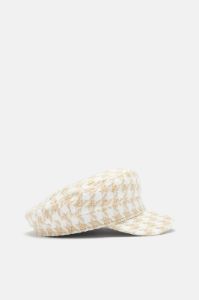 London Babe Cabbie Hat - Taupe/combo sold by Fashion Nova
