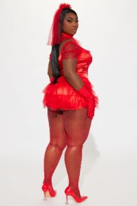 Beetle Bride Babe 4 Piece Costume Set - Red sold by Fashion Nova