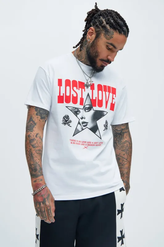 Like Lost Love Short Sleeve Tee - White sold by Fashion Nova