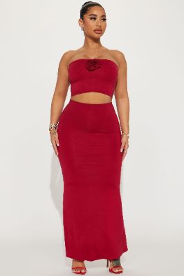 La Vie En Rose Skirt Set - Red sold by Fashion Nova