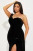Diamonds Are Forever Velvet Maxi Dress - Black sold by Fashion Nova