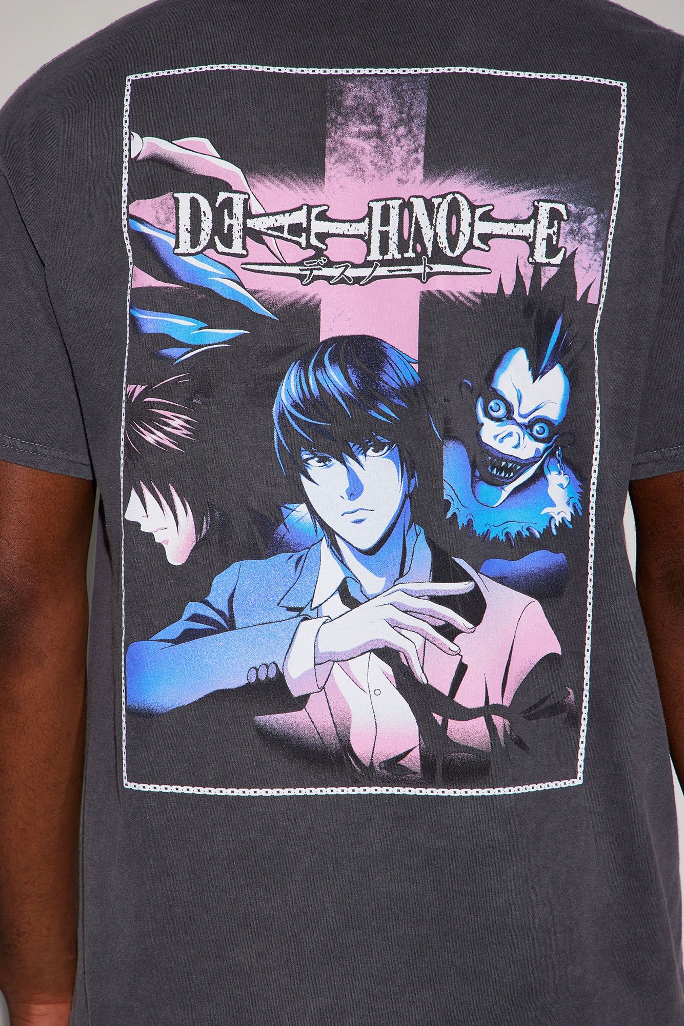 Death Note Vigilance Short Sleeve Tee - Black sold by Fashion Nova product image thumbnail 6