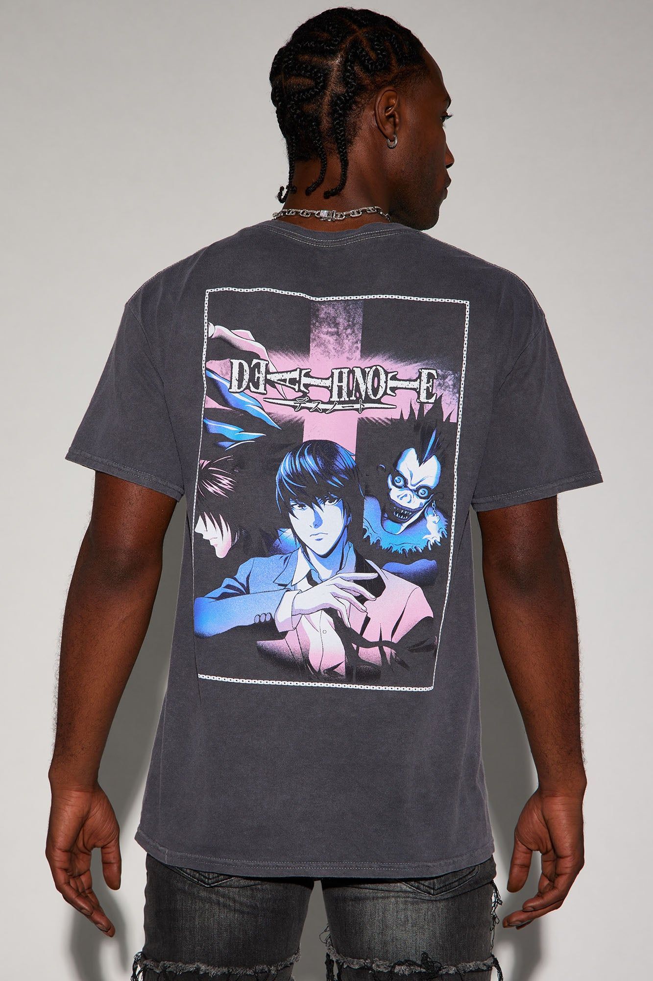 Death Note Vigilance Short Sleeve Tee - Black sold by Fashion Nova product image thumbnail 5
