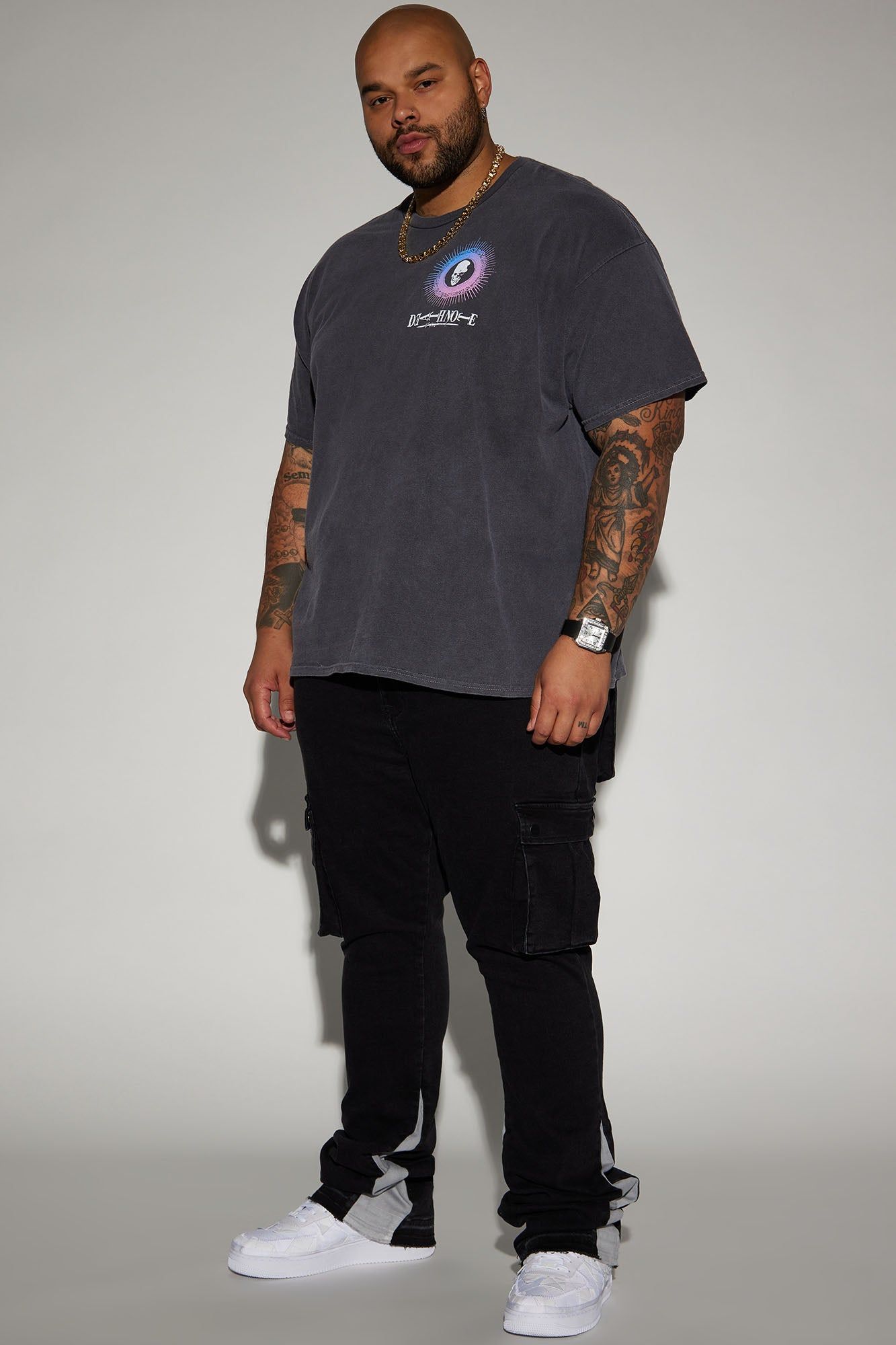 Death Note Vigilance Short Sleeve Tee - Black sold by Fashion Nova product image thumbnail 7