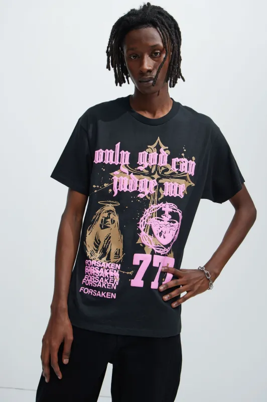 777 Short Sleeve Tee - Black sold by Fashion Nova