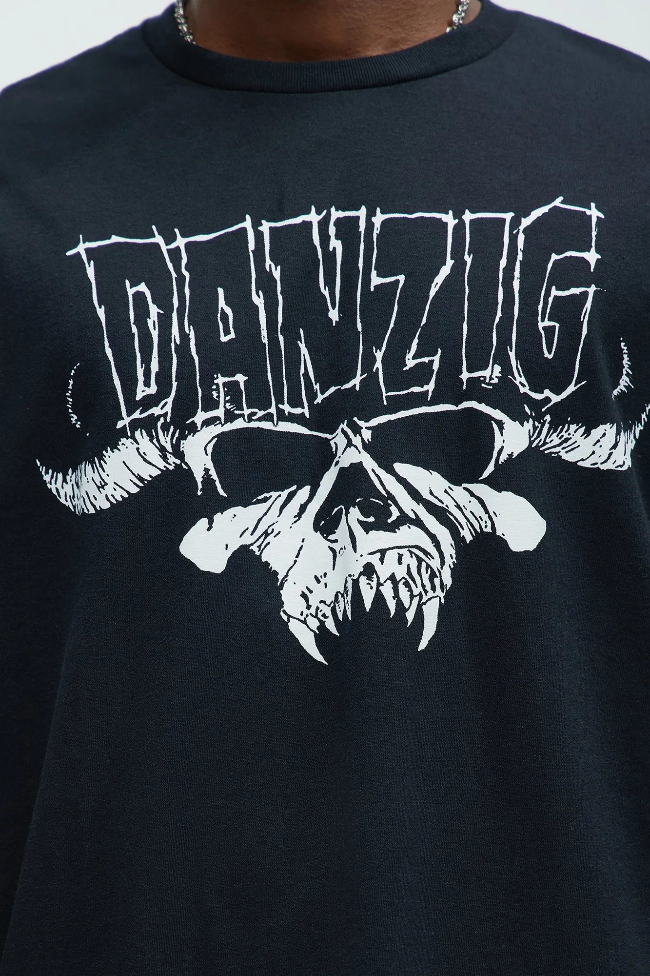 Danzig Oversized Short Sleeve Tee - Black sold by Fashion Nova product image thumbnail 2