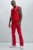 Da Baddie Faux Leather Puffer Vest - Red sold by Fashion Nova