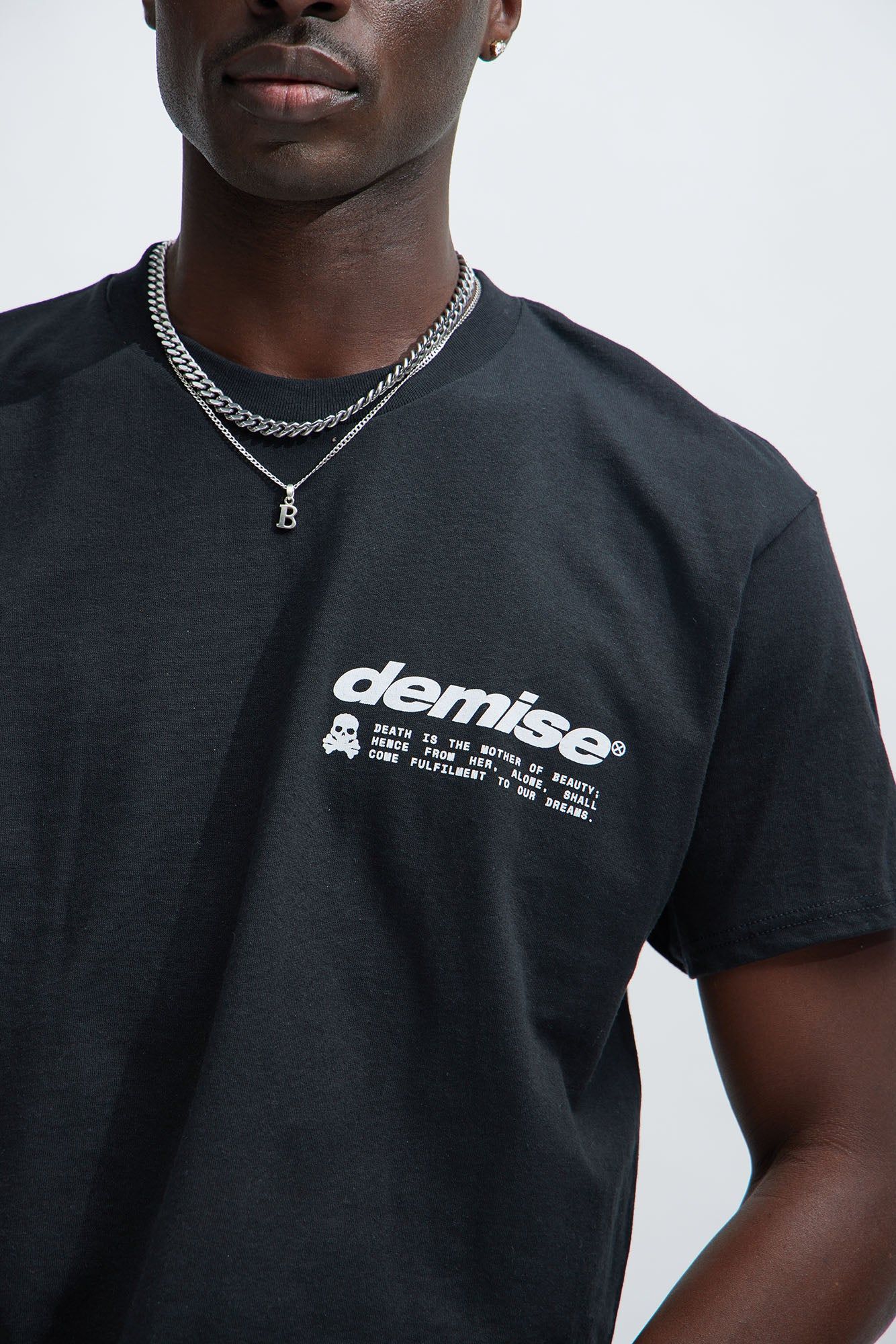 Paisley Demise Short Sleeve Tee - Black sold by Fashion Nova product image thumbnail 3