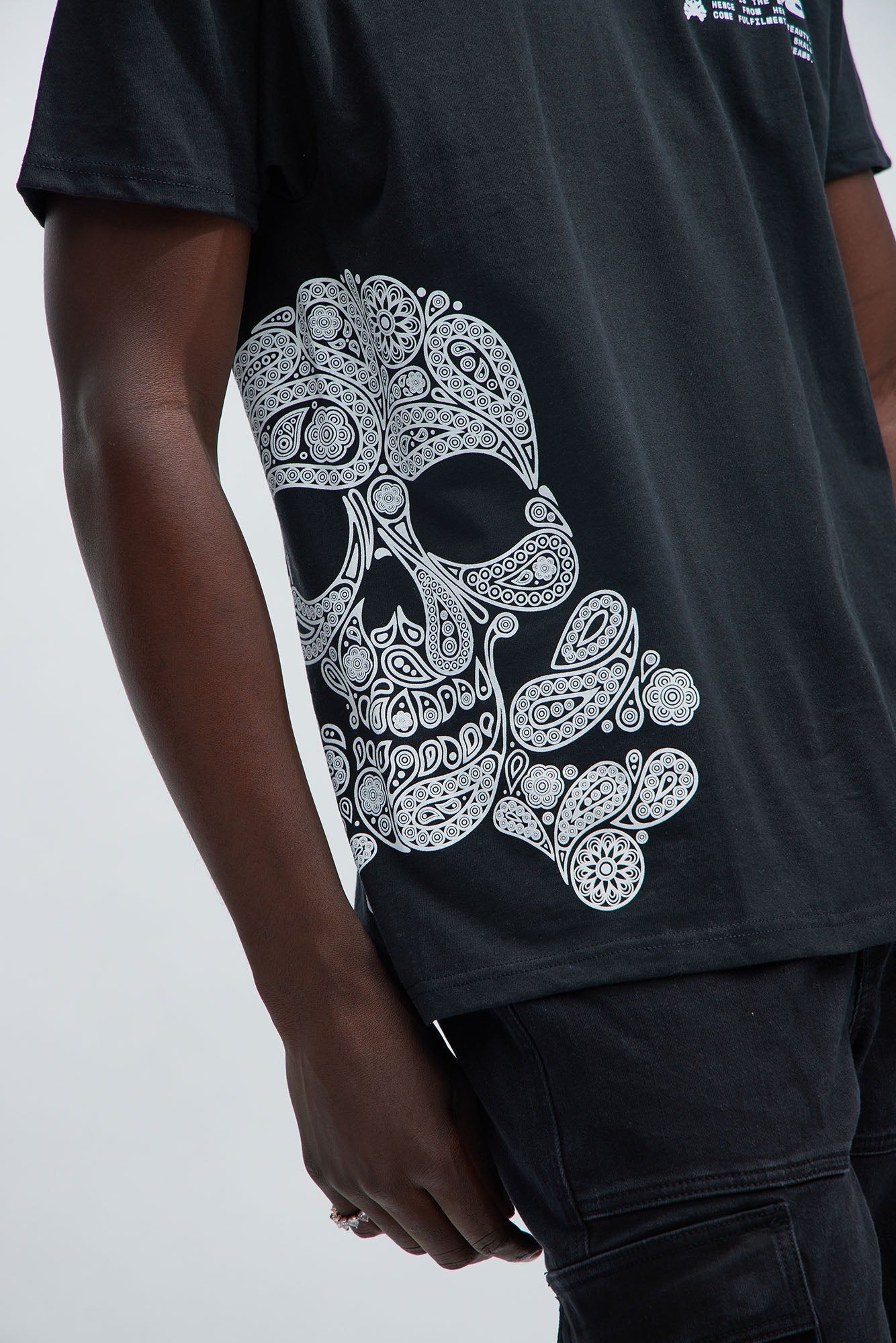 Paisley Demise Short Sleeve Tee - Black sold by Fashion Nova product image thumbnail 4