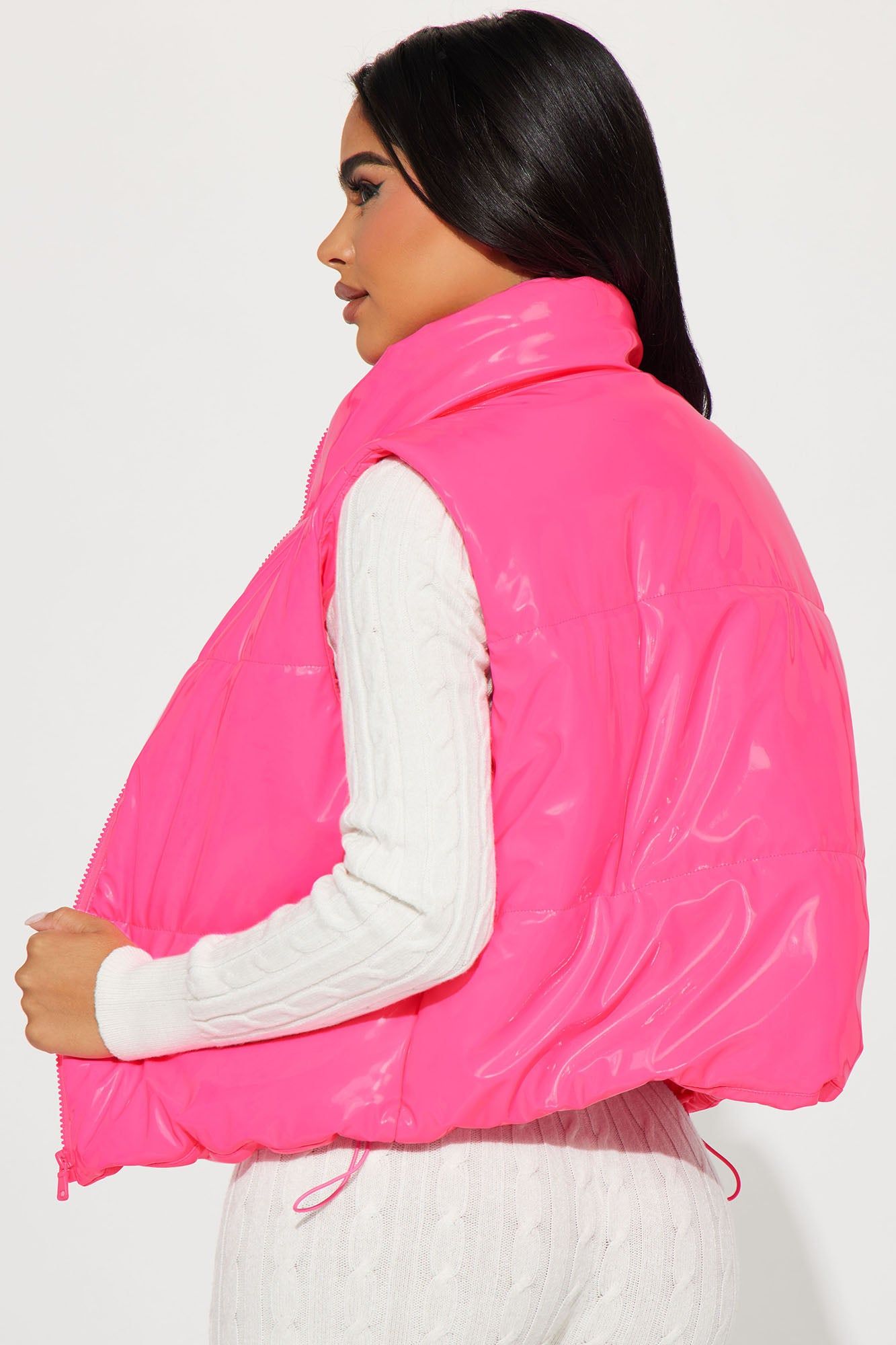 On Ice Puffer Vest - Pink sold by Fashion Nova product image thumbnail 3