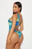 Madeleine 1 Piece Swimsuit - Blue/combo sold by Fashion Nova