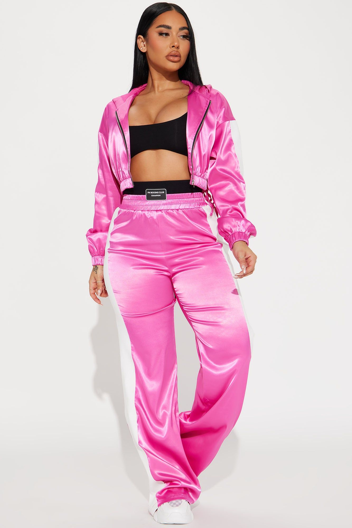 Ready To Roll Jogger Set - Pink sold by Fashion Nova