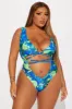 Madeleine 1 Piece Swimsuit - Blue/combo sold by Fashion Nova