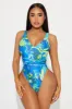 Madeleine 1 Piece Swimsuit - Blue/combo sold by Fashion Nova