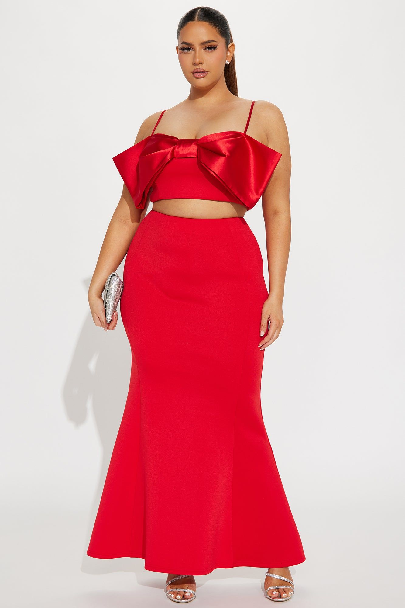 Sipping Fine Wine Skirt Set - Red sold by Fashion Nova product image thumbnail 4