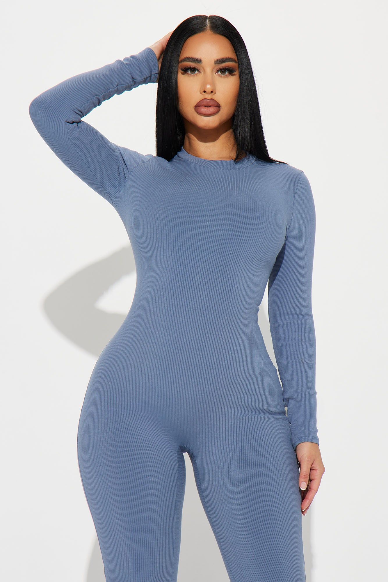 Maribel Snatched Jumpsuit - Charcoal sold by Fashion Nova product image thumbnail 2