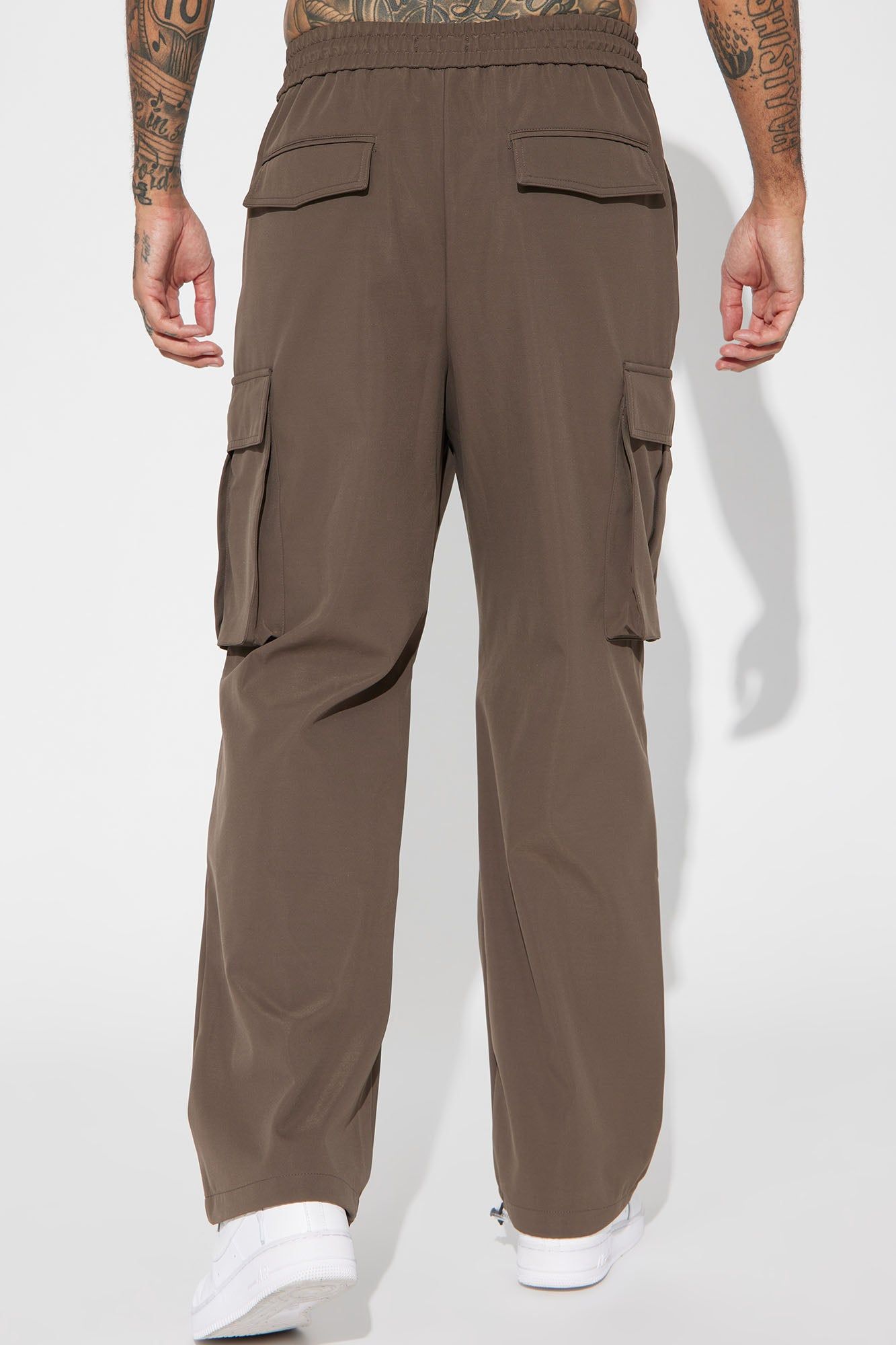 Fool For You Nylon Cargo Pants - Brown sold by Fashion Nova product image thumbnail 6