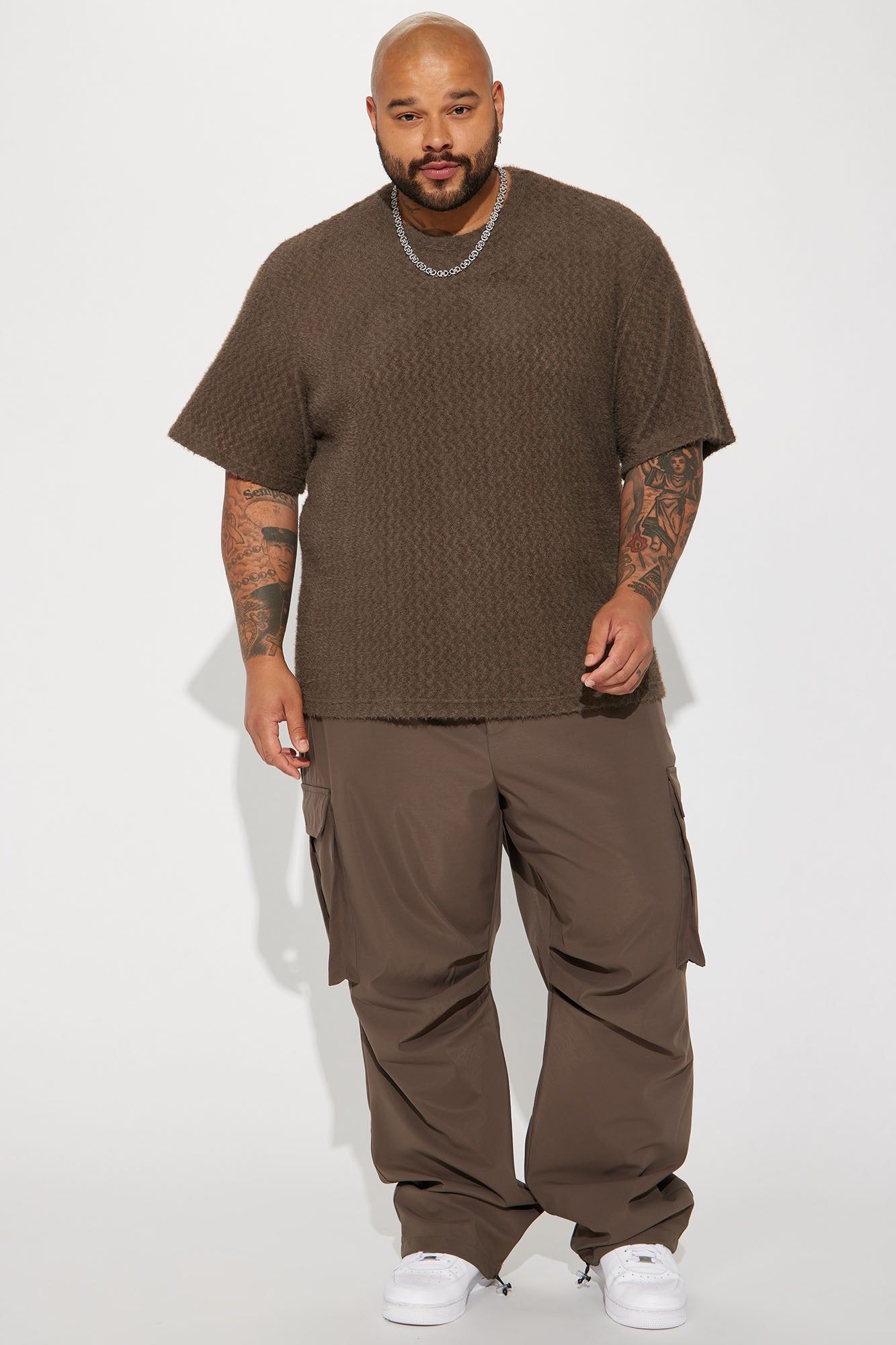 Fool For You Nylon Cargo Pants - Brown sold by Fashion Nova product image thumbnail 7