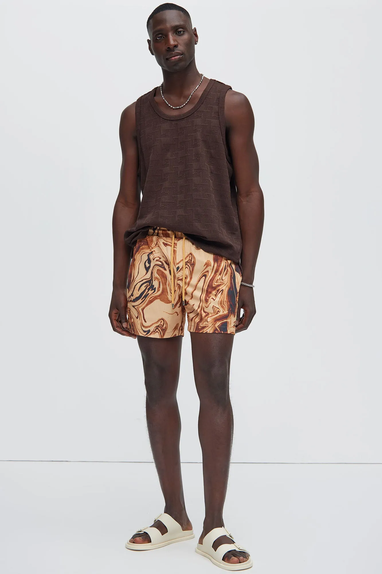 Ethel Textured Relaxed Tank - Brown sold by Fashion Nova product image thumbnail 2