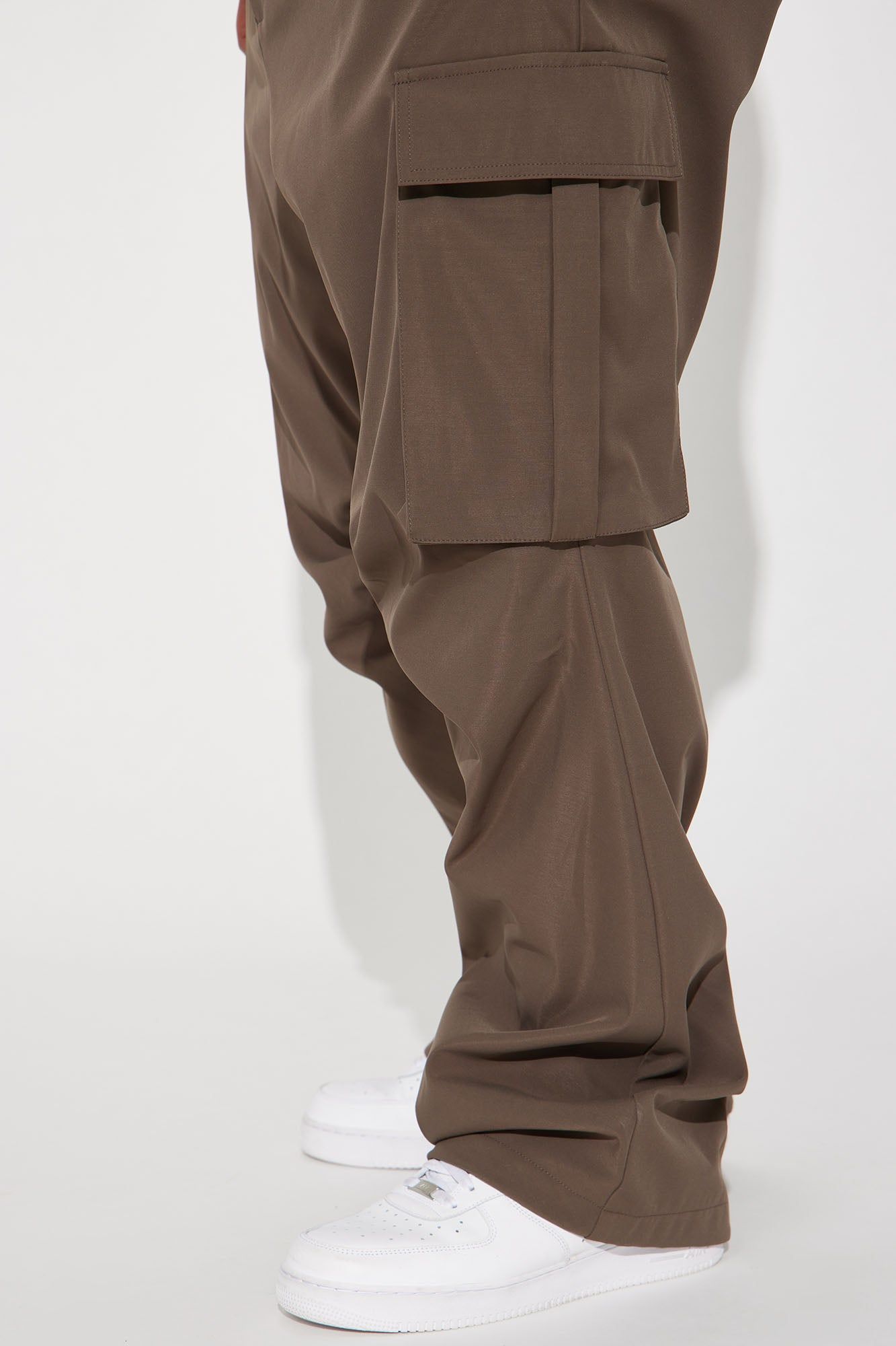 Fool For You Nylon Cargo Pants - Brown sold by Fashion Nova product image thumbnail 8