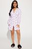 Love This Bed PJ Sleep Shirt - White/combo sold by Fashion Nova