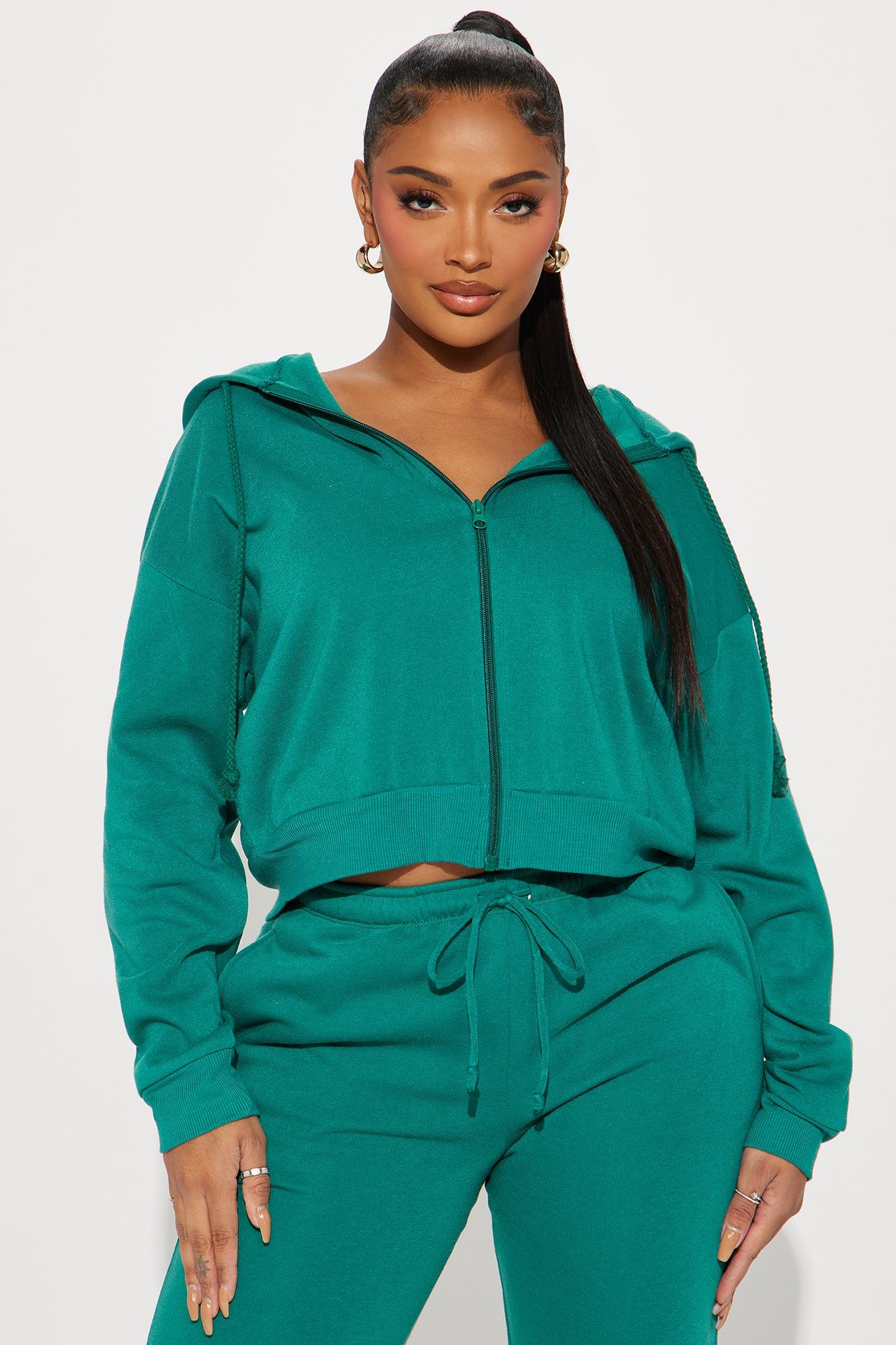 Game On Fleece Jogger Set - Jade sold by Fashion Nova product image thumbnail 2