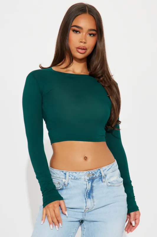 Always On The Go Top - Teal sold by Fashion Nova